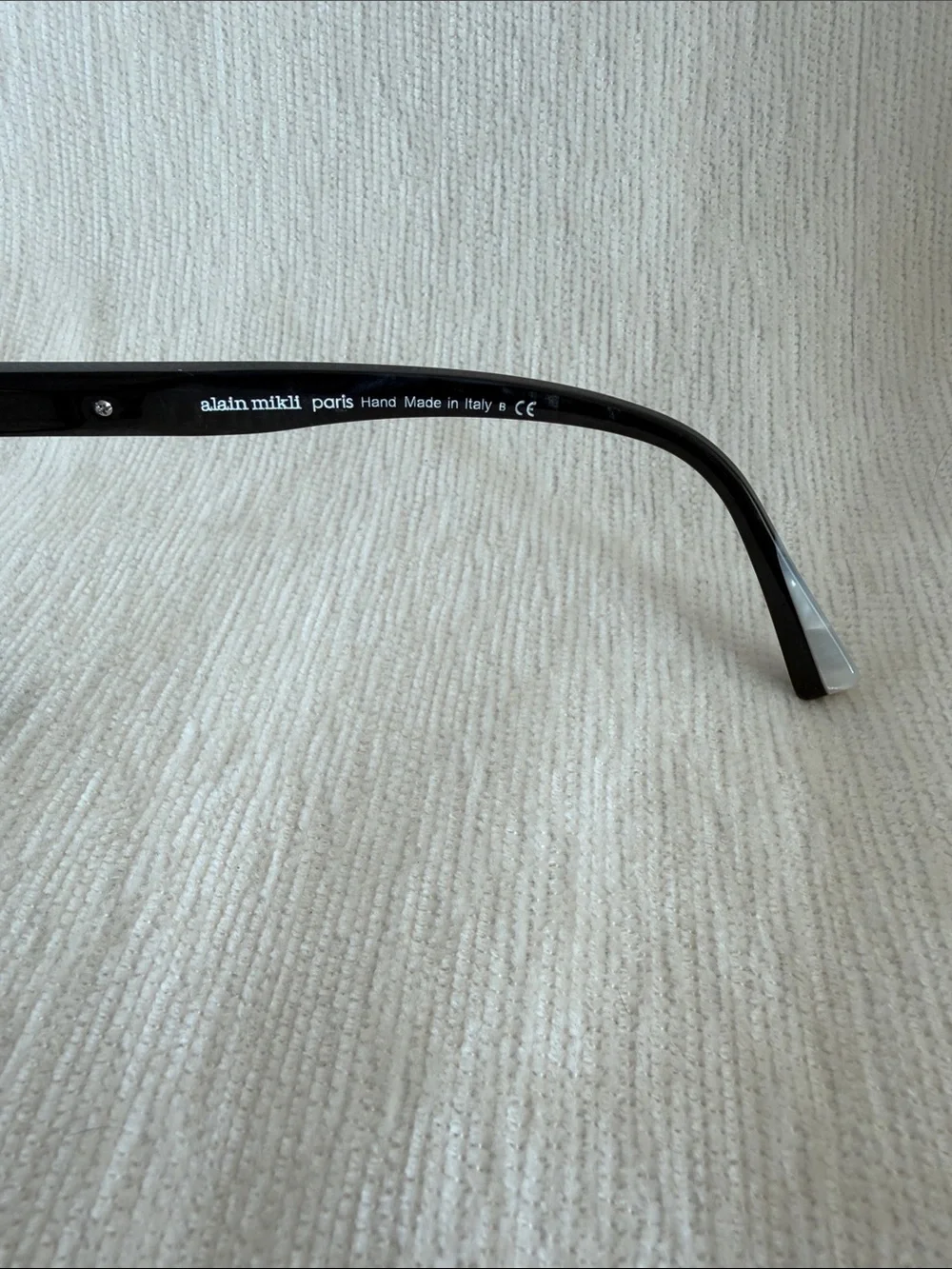 alain mikli Black Crystal-Trim Cat-Eye Glasses
